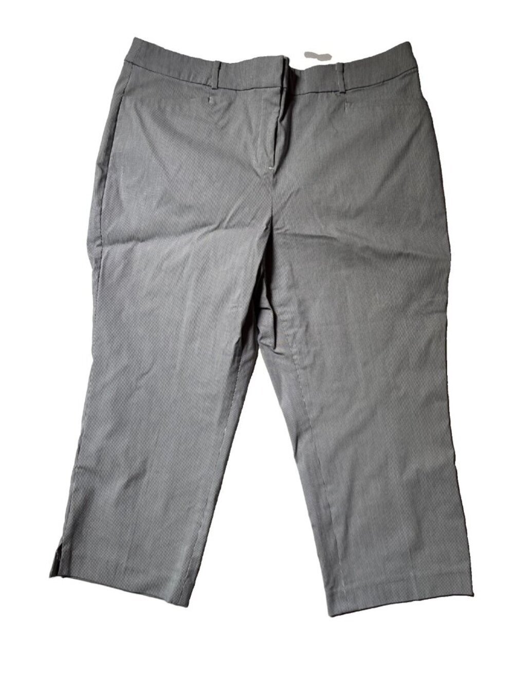 lane bryant capri pants size 20W Gray Pin Stripe Causal Summer Pants